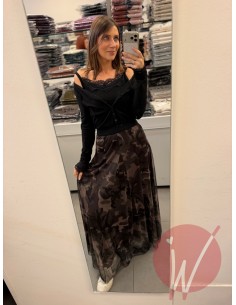Gonna Tulle Camouflage 2