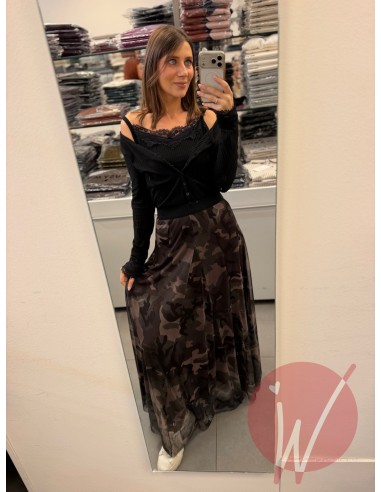 Gonna Tulle Camouflage