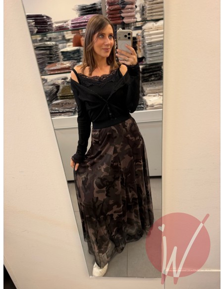 Gonna Tulle Camouflage