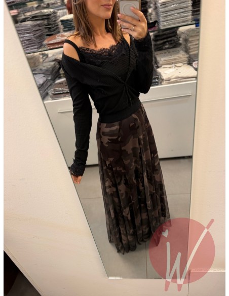 Gonna Tulle Camouflage