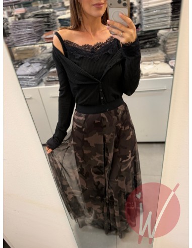 Gonna Tulle Camouflage