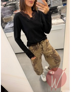 Maglia Pizzo Zoe Nero 2