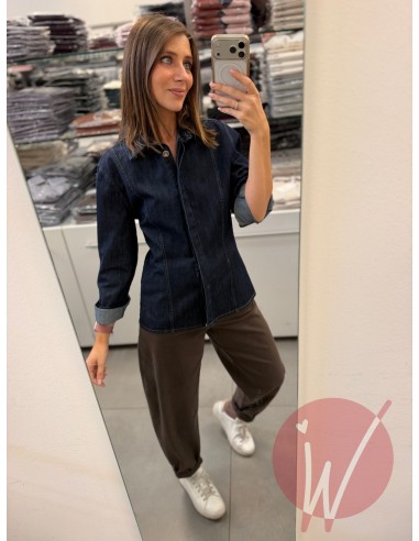 Camicia Denim Boston Blu Notte