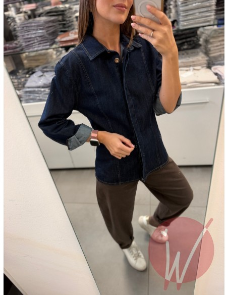 Camicia Denim Boston Blu Notte