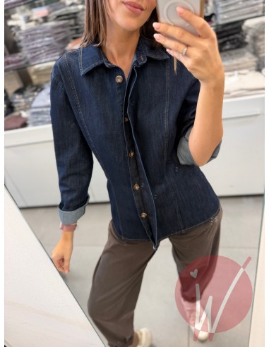 Camicia Denim Boston Blu Notte