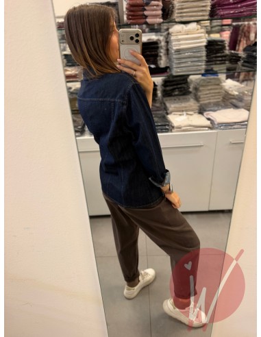Camicia Denim Boston Blu Notte