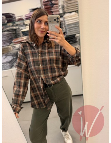Camicia Check Olivia Militare