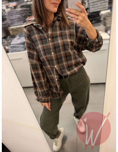 Camicia Check Olivia Militare