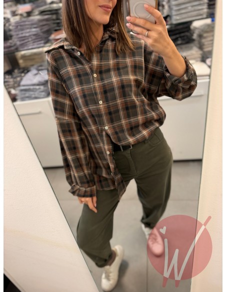 Camicia Check Olivia Militare