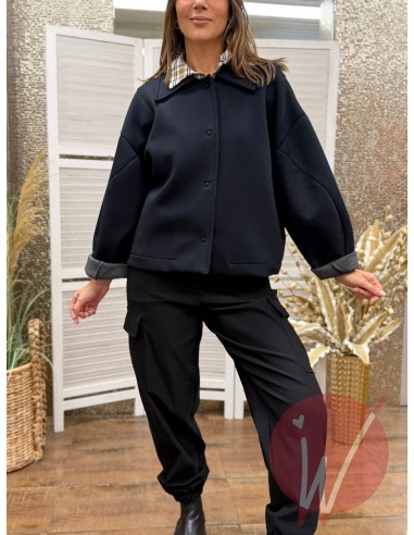 Giacca Neoprene Nero