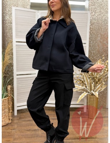Giacca Neoprene Nero