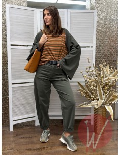 Pantalone Praga Verde Militare