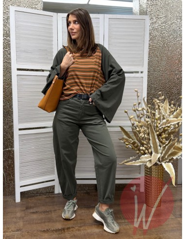 Pantalone Praga Verde Militare