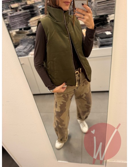 Gilet Double-Face Skylar Militare
