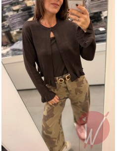 Cardigan Corto Grace Moro 2