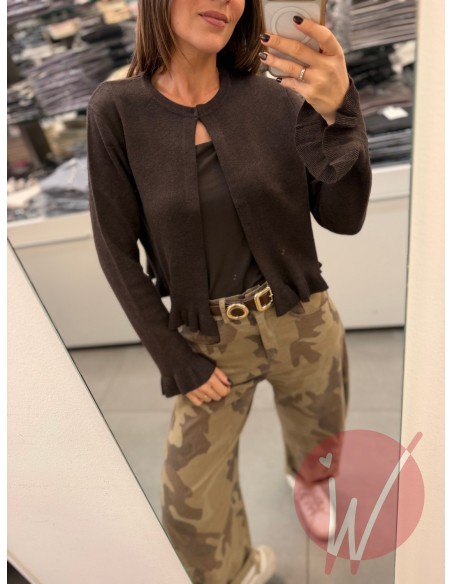 Cardigan Corto Grace Moro