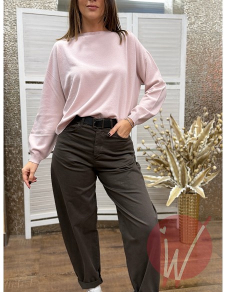 Maglia Basic Greta Cipria