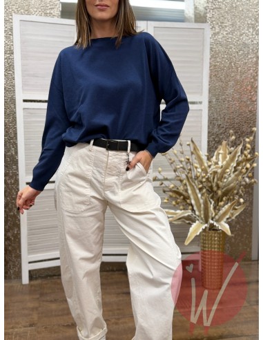 Maglia Basic Greta Blu