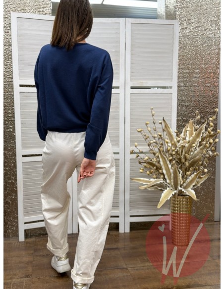 Maglia Basic Greta Blu