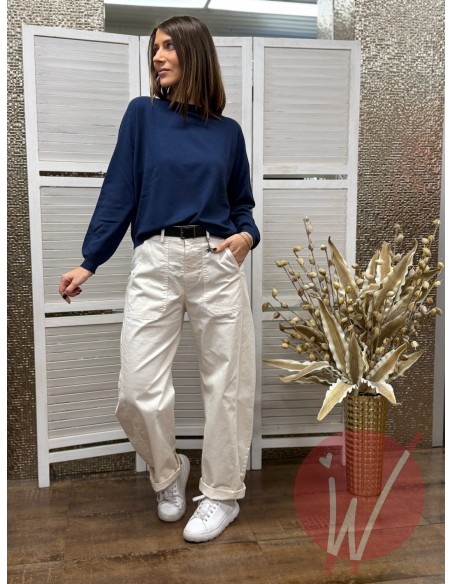 Maglia Basic Greta Blu