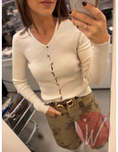 Pull Astrid Gesso