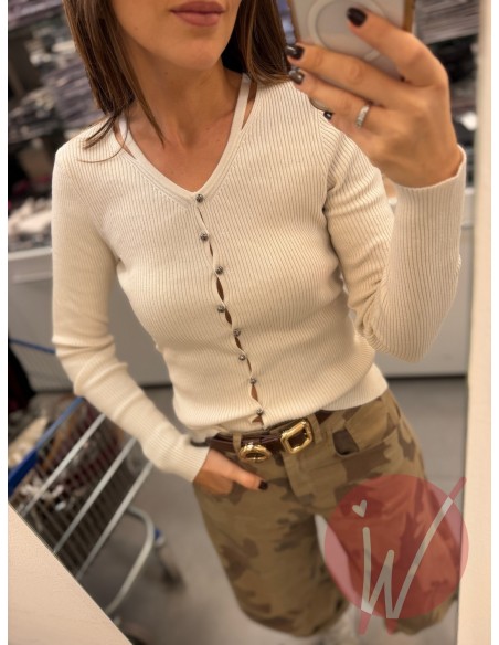 Pull Astrid Gesso