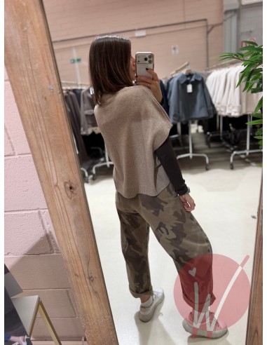 Gilet Amelia Beige Melange