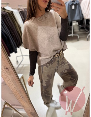 Gilet Amelia Beige Melange