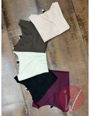 Maglia Basic Avery Bordeaux