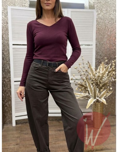 Maglia Basic Avery Bordeaux