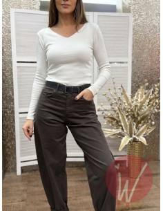 Maglia Basic Avery Panna
