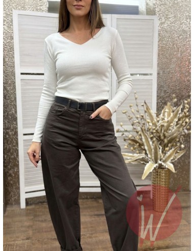 Maglia Basic Avery Panna