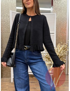 Cardigan Corto Grace Nero