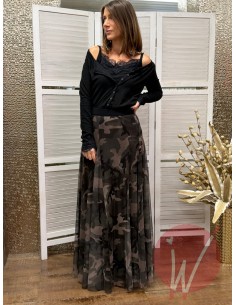 Gonna Tulle Camouflage