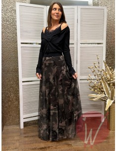 Gonna Tulle Camouflage 2