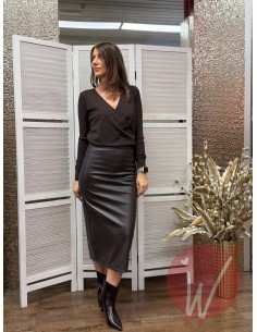 Longuette Ecopelle Nour Moro 2