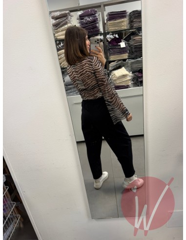 Blusa Tulle Zebrata