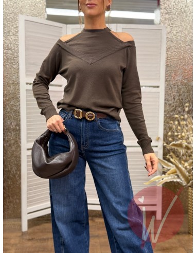 Maglia Scarlett CutOut Moro