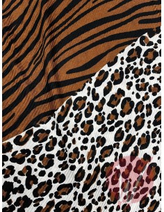 Sciarpa Leopard Tabacco