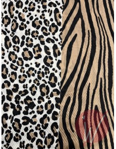 Sciarpa Leopard Beige