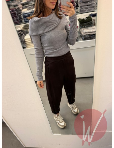 Pantalone Ovetto Dubai Cioccolato