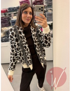 Cardigan Leopard Panna