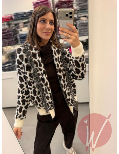 Cardigan Leopard Panna