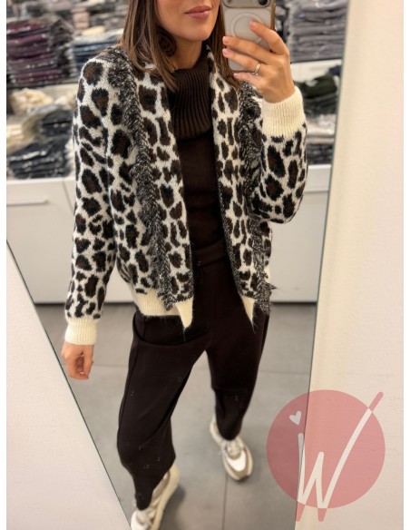 Cardigan Leopard Panna