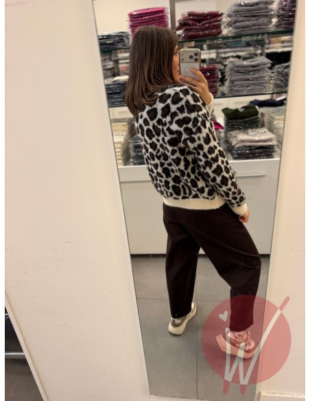 Cardigan Leopard Panna