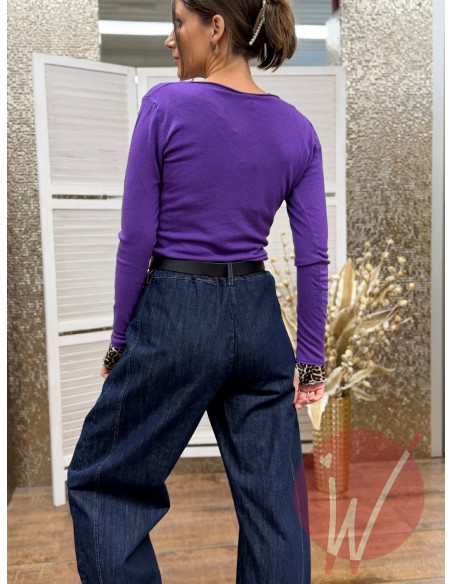 Maglia Basic Avery Viola