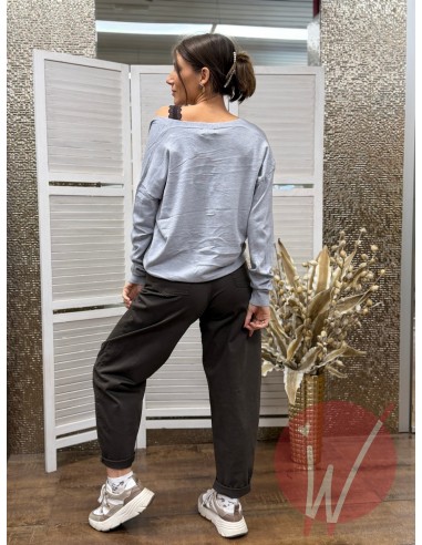 Cardigan Chantal Grigio Perla