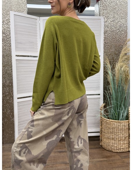 Maglia Holly Verde Olio