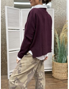 Maglia Holly Bordeaux 2