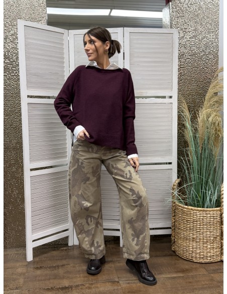 Maglia Holly Bordeaux
